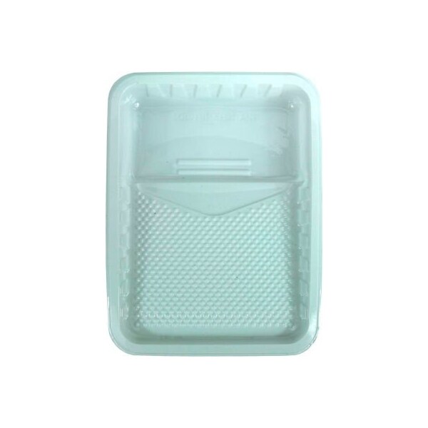 Quali-Tech Mfg RollerLite White Plastic Liner Metal Paint Tray, 48/Case - WPT-48 - main